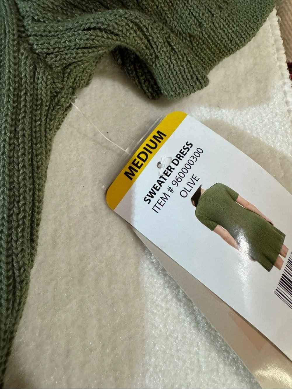 French Connection Olive Green Ribbed Button-Front Dress Medium NWT Resort Wear